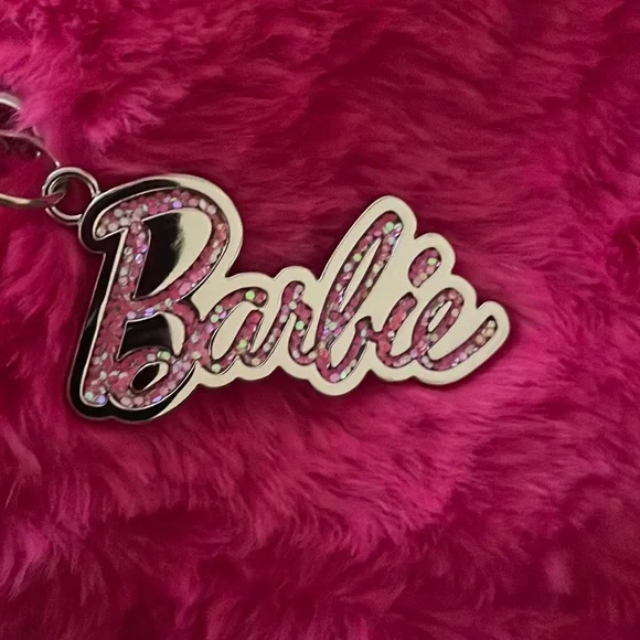 NWT Limited Edition Barbie Pink Faux fur purse - Picture 5 of 5